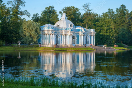 Pavilion Grotto on the north shore of Great Pond in Tsarskoye Selo