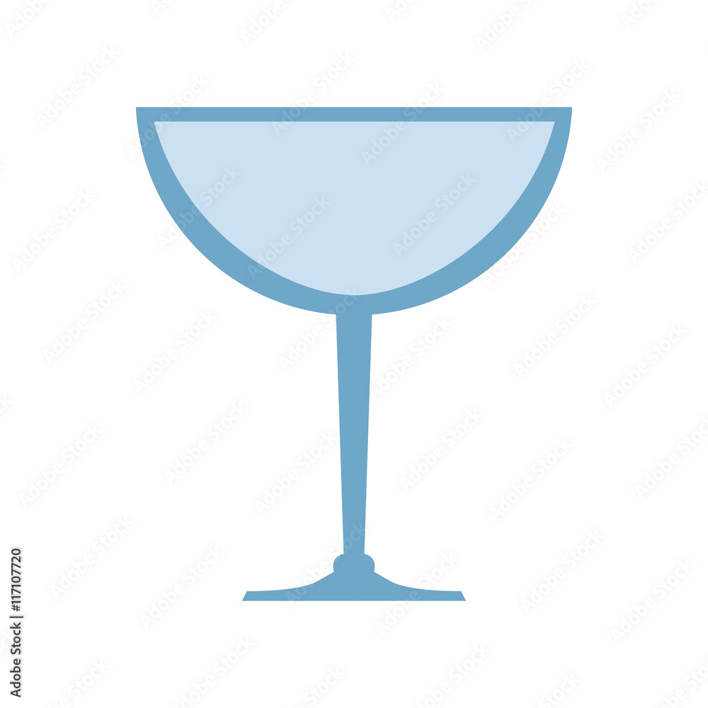 Drink concept represented by glass icon. Isolated and flat illustration Drink concept represented by glass icon. Isolated and flat illustration