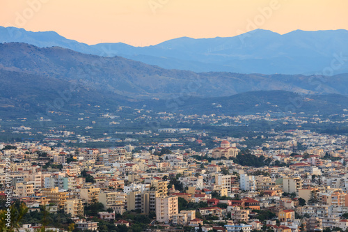 Aerial view of Chania, Crete, Greece