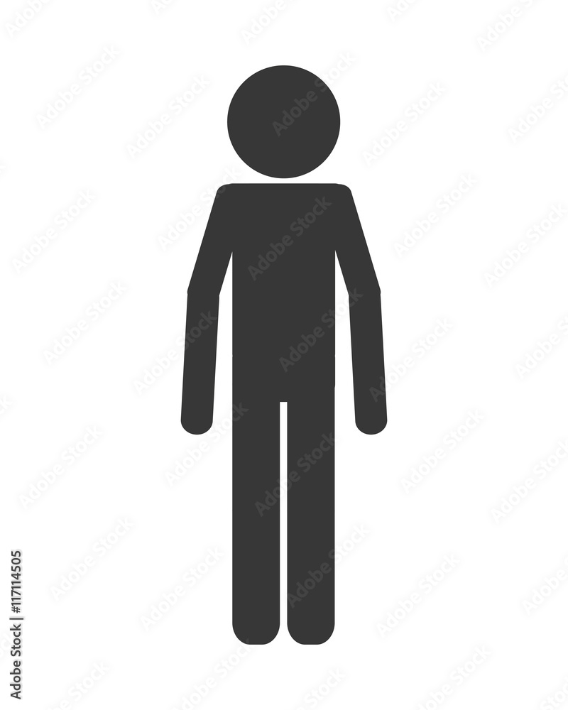 flat design user pictogram icon vector illustration flat design user pictogram icon vector illustration