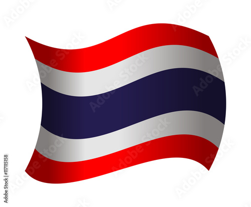 Free Download thailand flag waving in the wind - GFXLoad