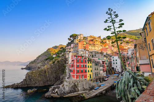 Riomaggiore village, Cinque Terre, Italy