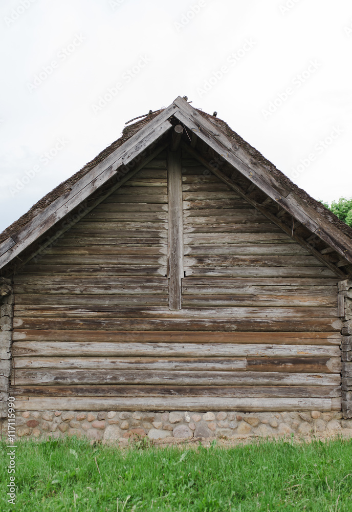 old wooden house