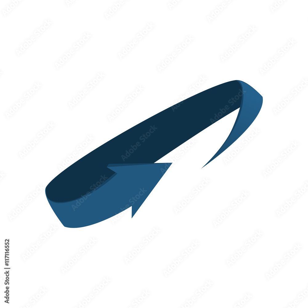 Direction concept represented by arrow icon. Isolated and flat illustration Direction concept represented by arrow icon. Isolated and flat illustration