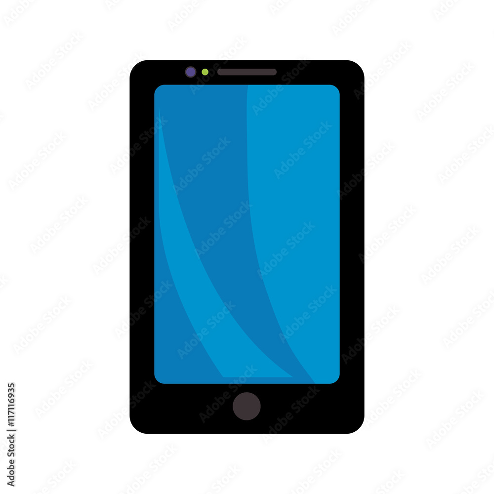 Gadget and technology concept represented by smartphone icon. Isolated and flat illustration Gadget and technology concept represented by smartphone icon. Isolated and flat illustration