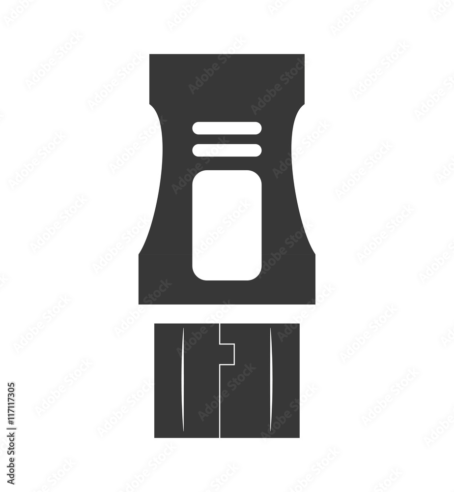 Gadget and technology concept represented by usb icon. Isolated and flat illustration Gadget and technology concept represented by usb icon. Isolated and flat illustration
