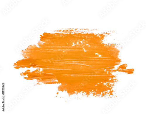 Splash of paint strokes isolated