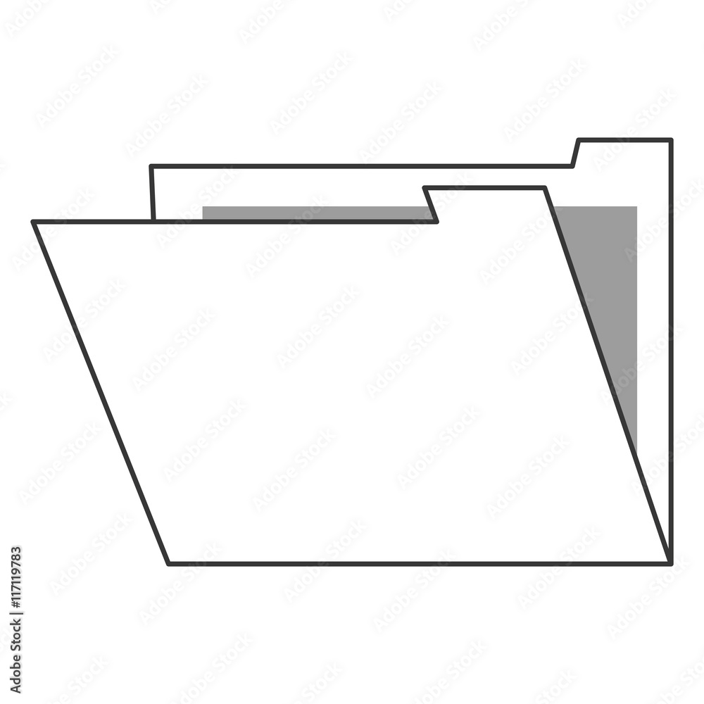 flat design file folder icon vector illustration flat design file folder icon vector illustration