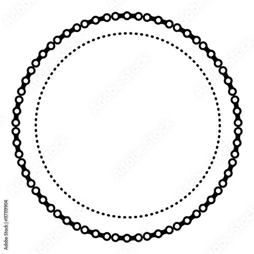 flat design circle badges icon vector illustration