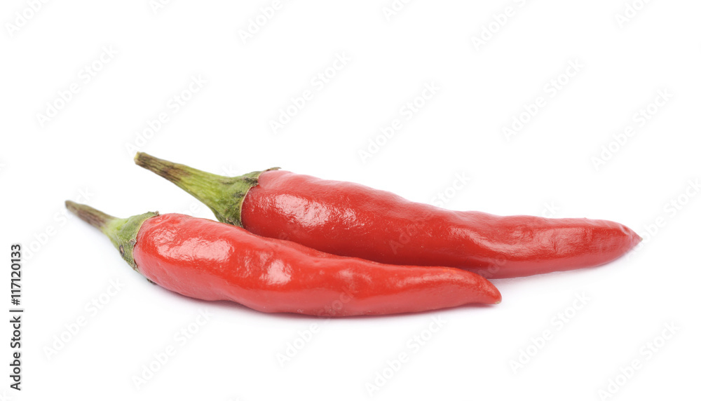 Red italian pepper isolated