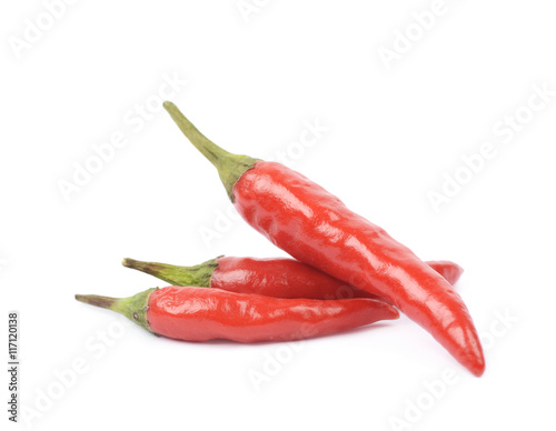 Red italian pepper isolated