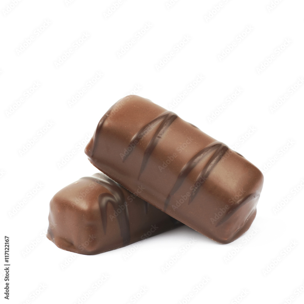 Chocolate confection candy isolated Chocolate confection candy isolated