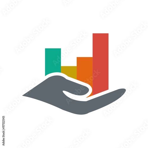 Design Handcare logo icon vector