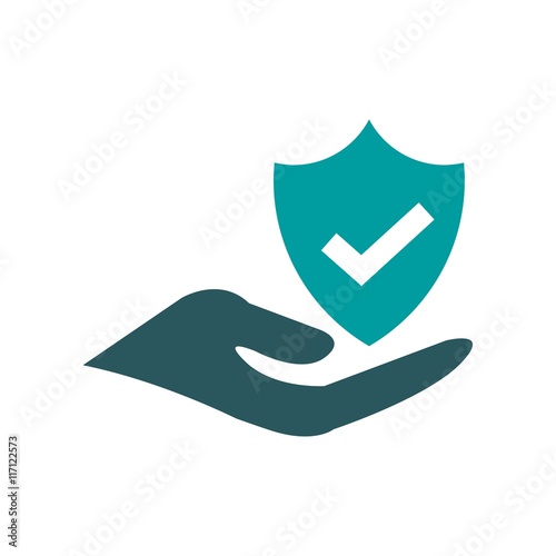 Design Handcare logo icon vector