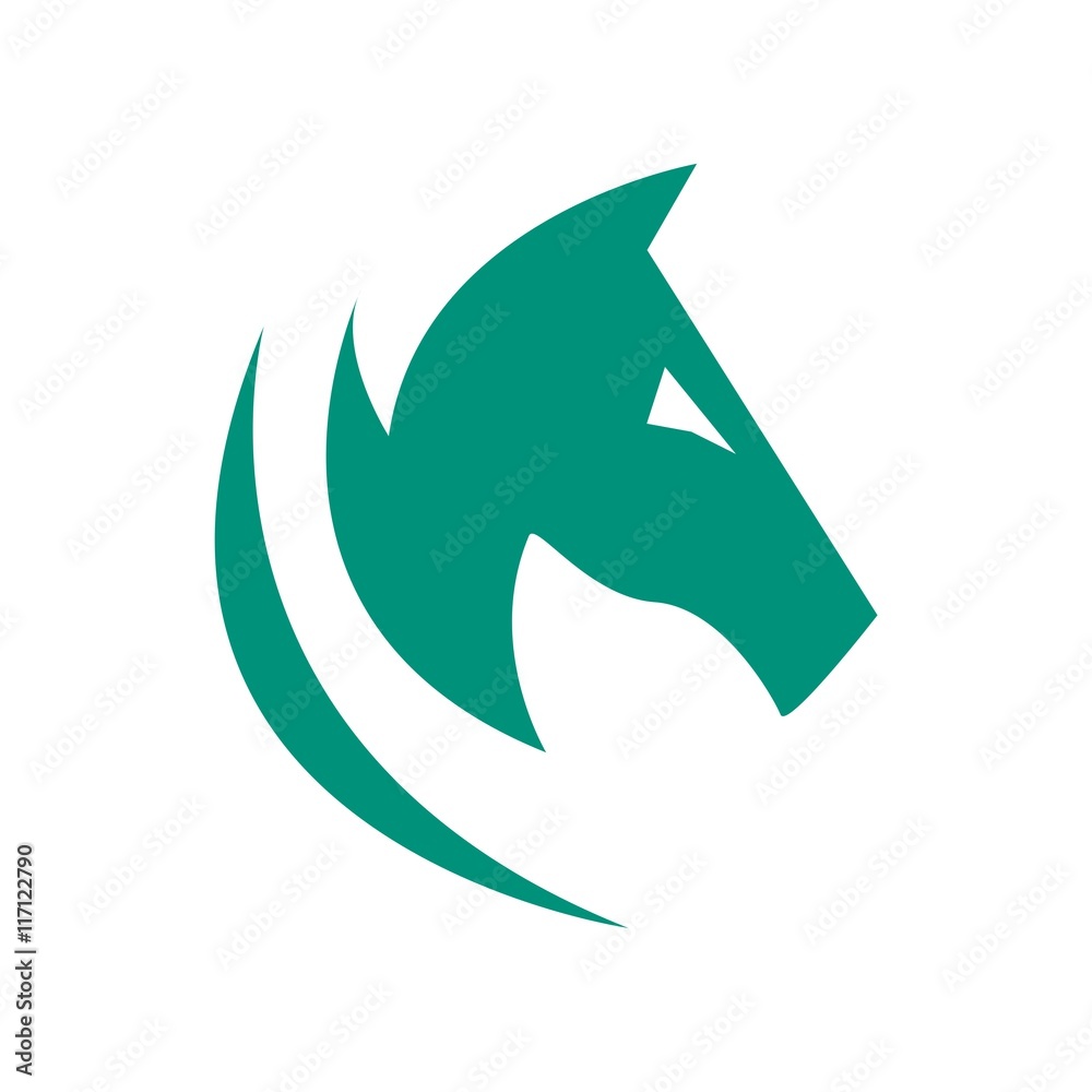 Horse logo animal icon vector Horse logo animal icon vector