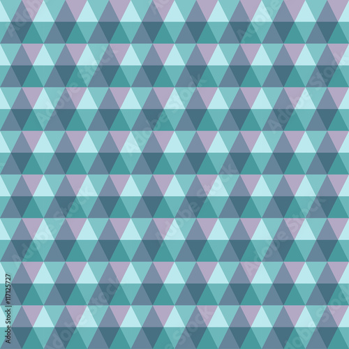 Blue and pink seamless pattern abstract geometric pixel mosaic