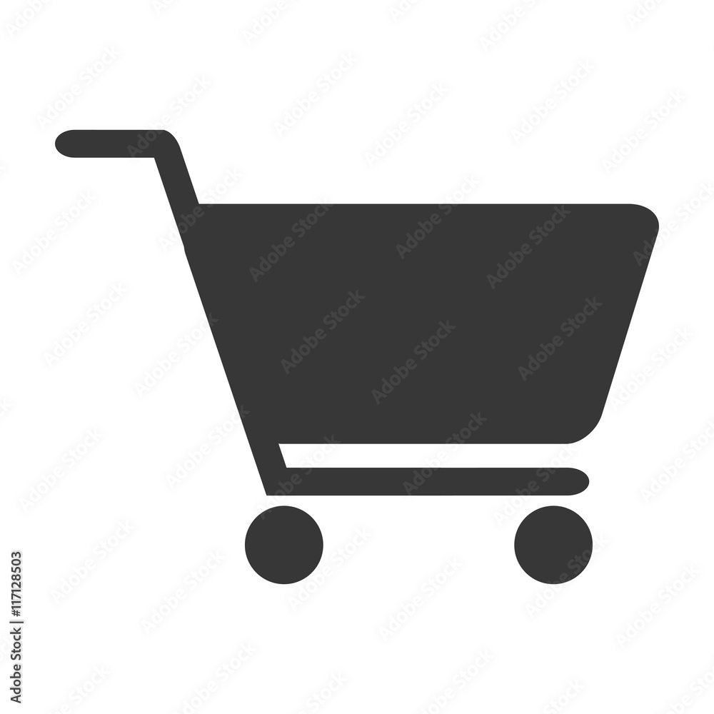 flat design shopping cart icon vector illustration flat design shopping cart icon vector illustration