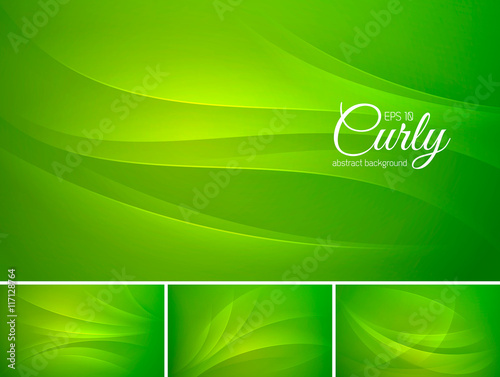 Curly abstract background