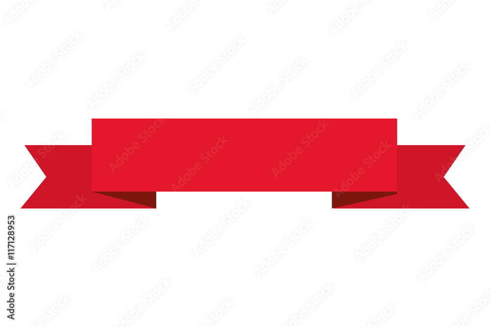flat design ribbon banner icon flat design ribbon banner icon