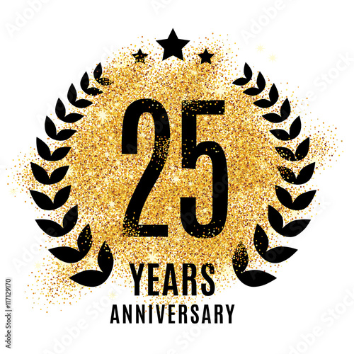 twenty five years gold anniversary.