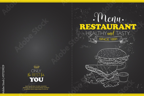 Cover Scetch horisontal menu design