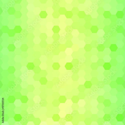 Abstract colorful background of hexagons