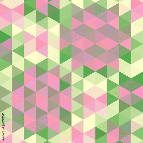 Wallpaper Mural Abstract background of triangles Torontodigital.ca
