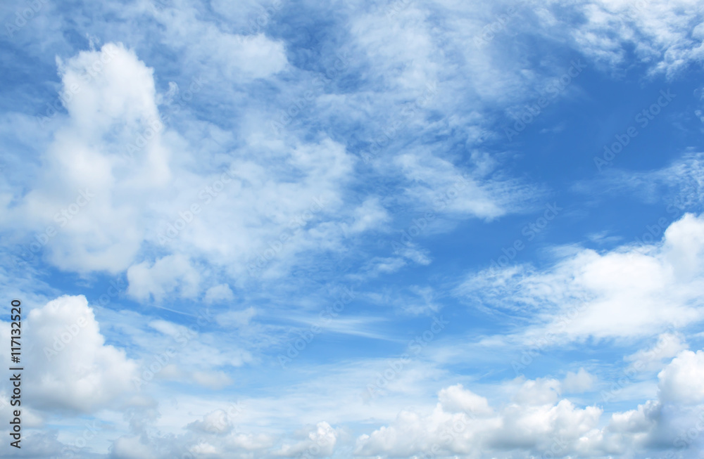 Obraz premium niebieskie niebo