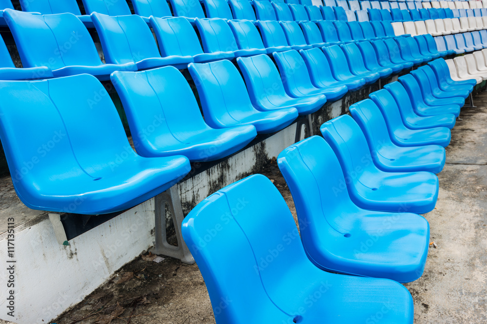 Obraz premium A group of empty seat or chair in stadium , theater or conxert