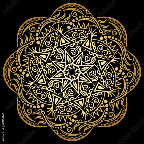 Mandala decorative elements