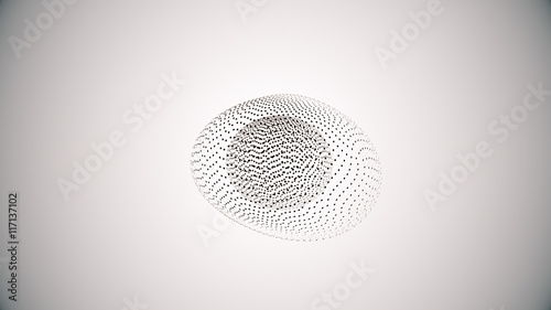 metamorphose of amorphous shape from dots
