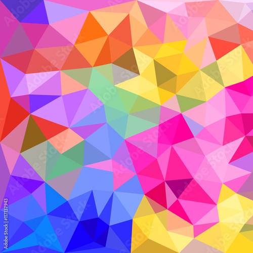 Polygonal triangles background