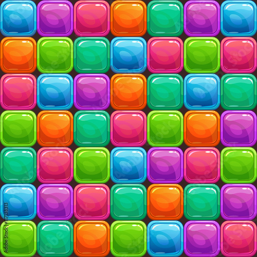 Funny abstract colorful seamless pattern