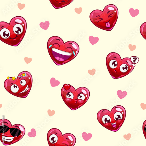 Funny childish vector seamless texture