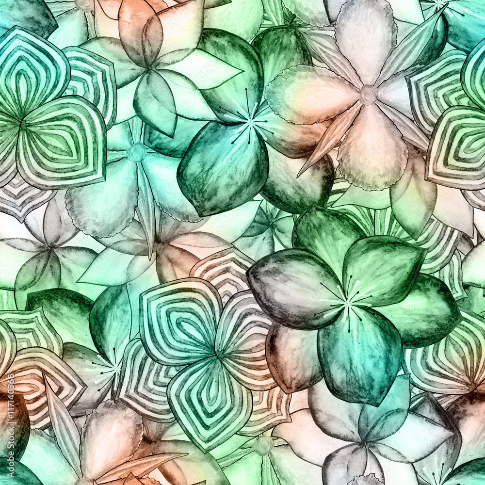 custom made wallpaper toronto digitalfloral watercolor seamless pattern