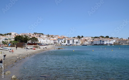 The shoreline of Cadaques village, Spain