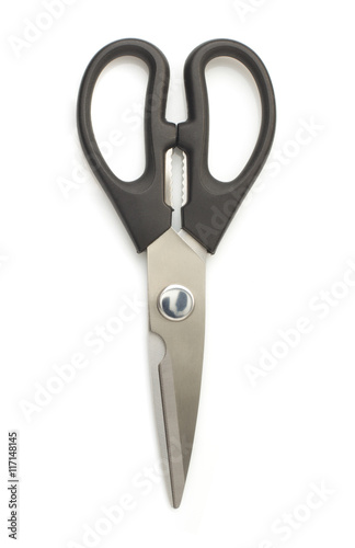 kitchen scissors isolated on white