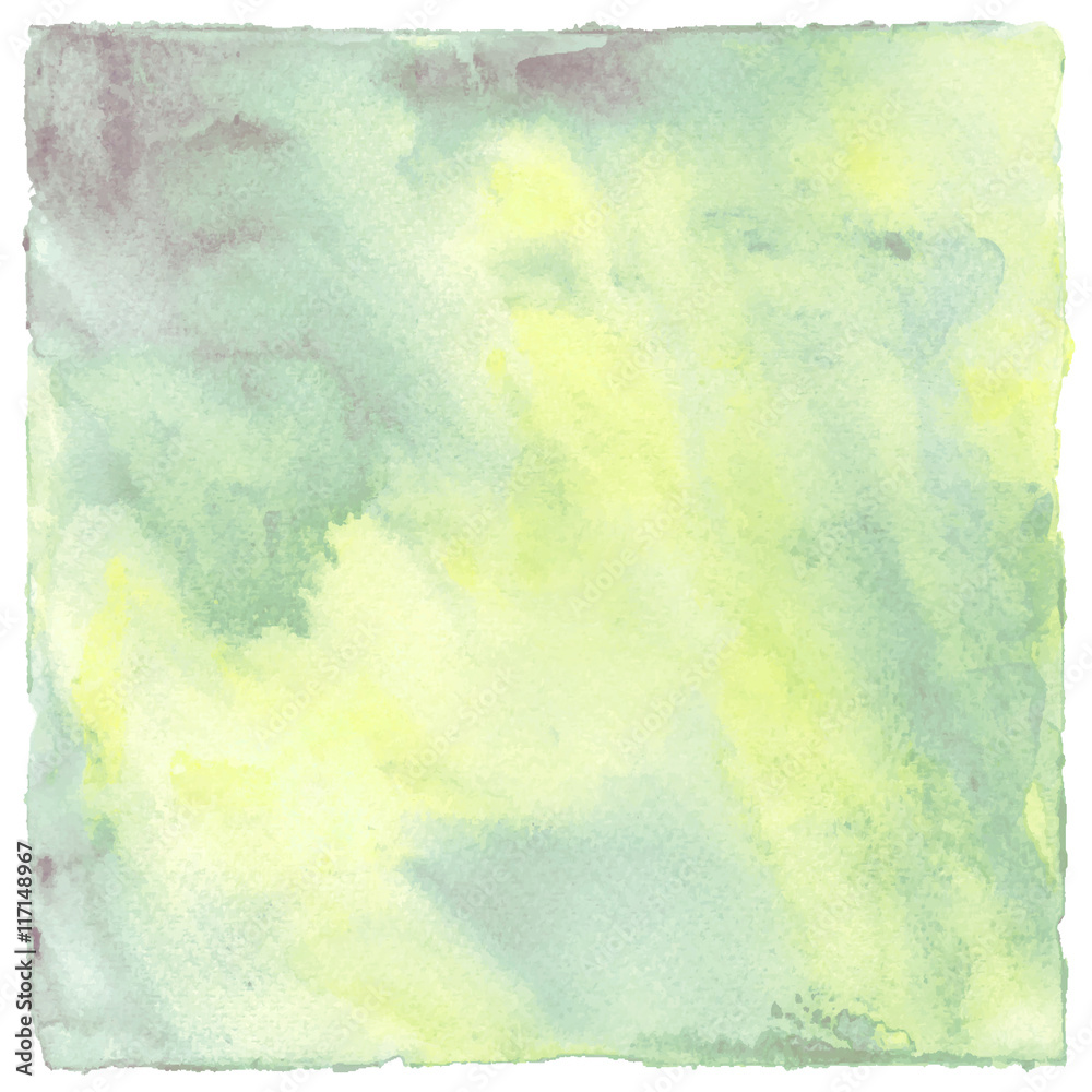 Multicolor watercolor on a white background