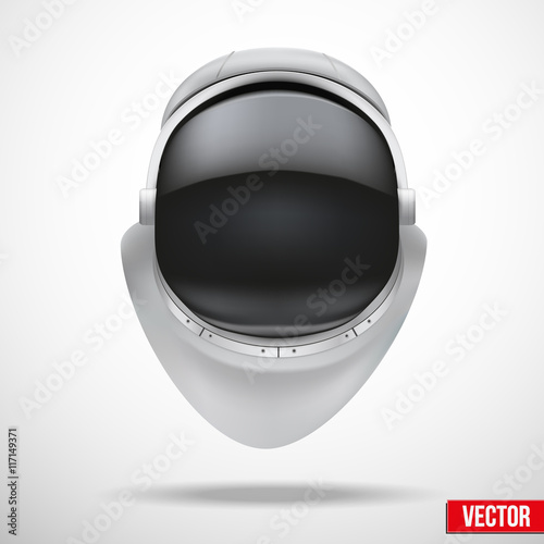 Astronaut helmet with reflection glass