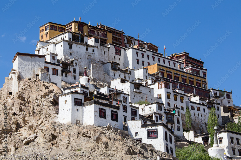 Thiksey Buddhist Monastery in Ladakh, India