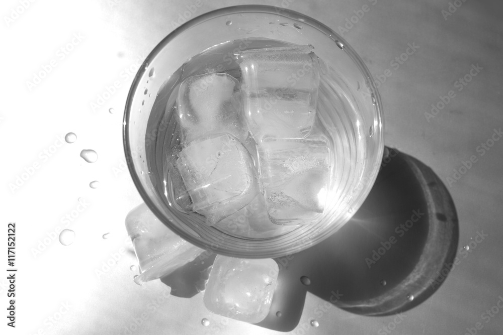 Glass and ice Glass and ice