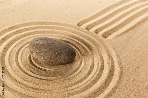 zen garden meditation stone background