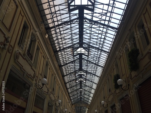 Galleria ottocentesca nel centro storico di Torino  Italia