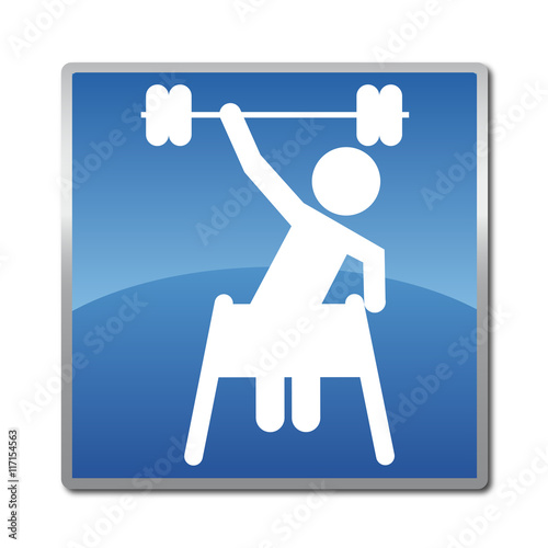Handisport - Haltérophile - Fauteuil roulant