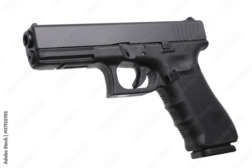 gun isolated / пистолет на белом фоне gun isolated / пистолет на белом фоне