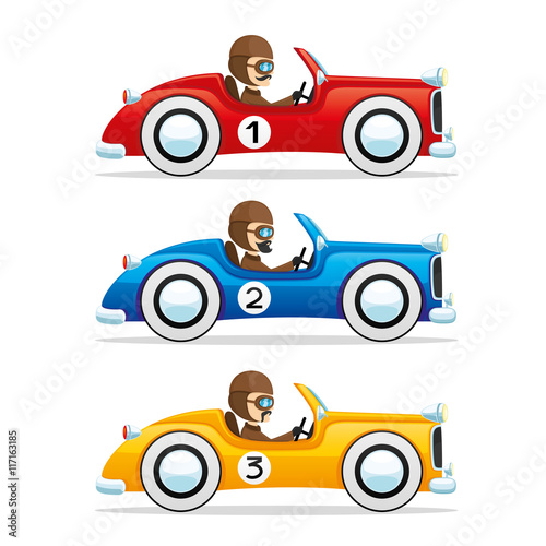 Retro cars.