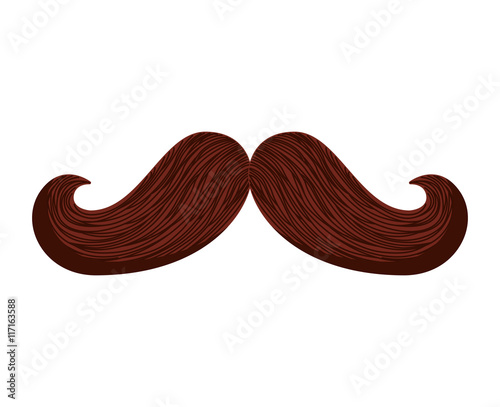 mustache hipster style icon