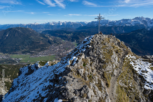 Berggipfel über Garmisch-Partenkirchen