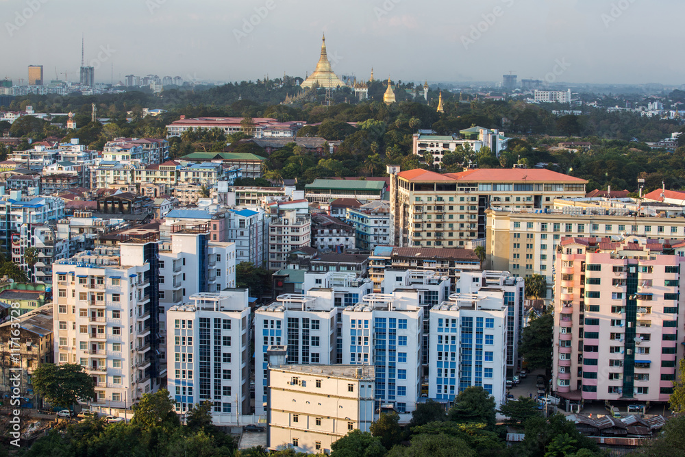 Obraz premium Yanggon in 2016