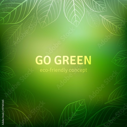 Go green background